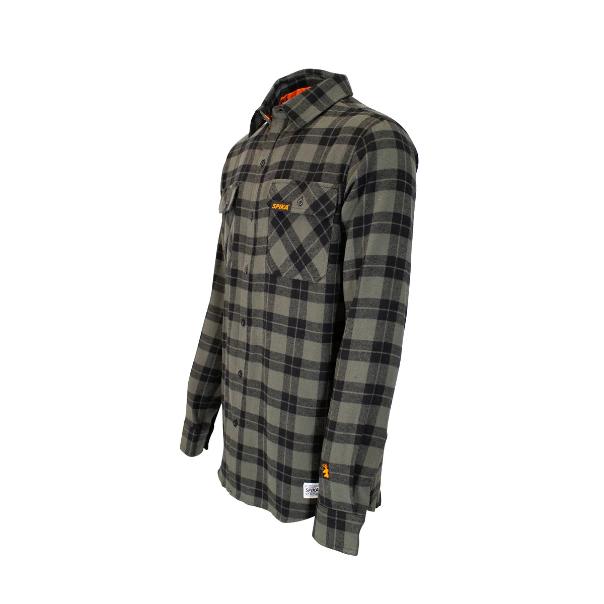 Spika - Mens - Go Casual Check Shirt - Olive