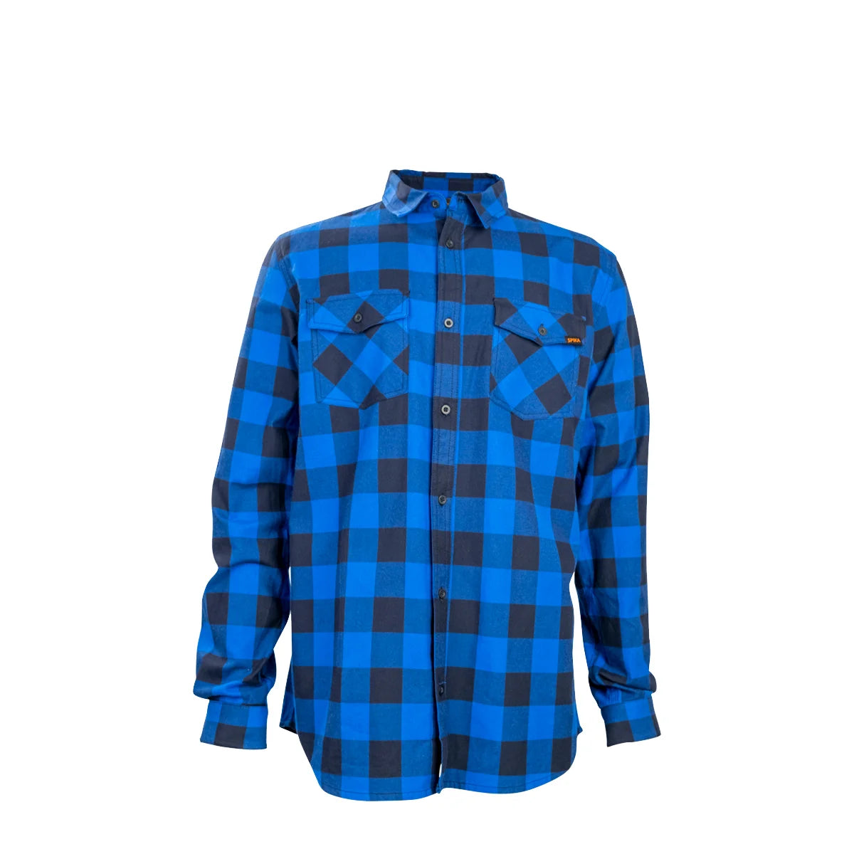 Spika - Mens - Go Casual Check Shirt - Blue