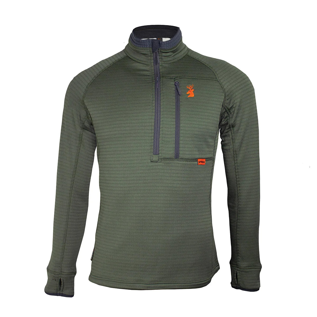 Spika - Gridfleece Top Mens - Performance Olive