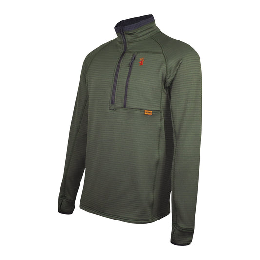 Spika - Gridfleece Top Mens - Performance Olive