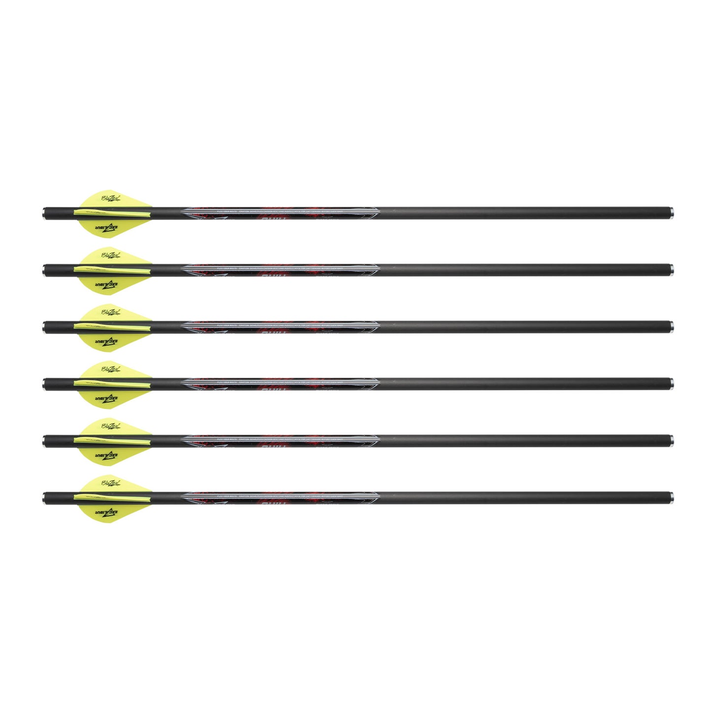 Excalibur Quill 16.5" Carbon Arrows (6 PKG)