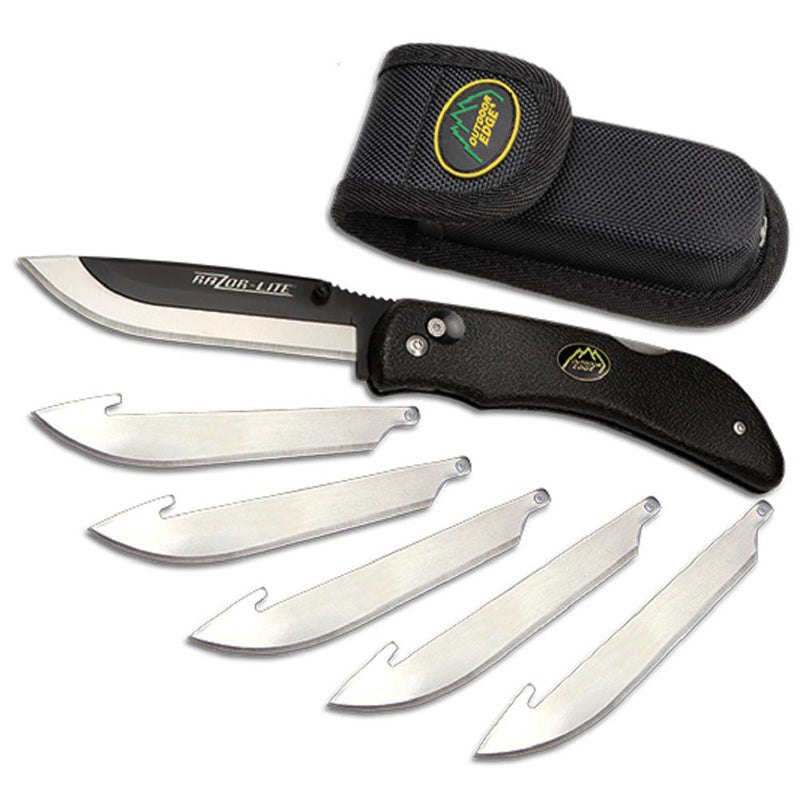 Outdoor Edge - 3.5" Razor Pro L with Replacement Blades