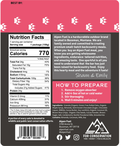 Alpen Fuel - Chocolate Strawberry Granola