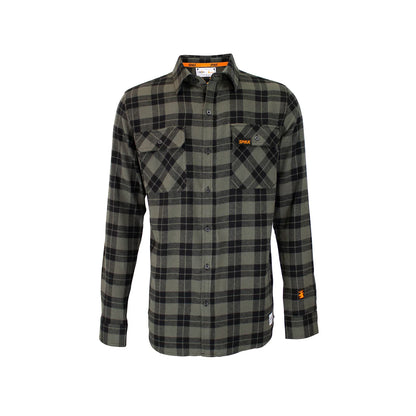 Spika - Mens - Go Casual Check Shirt - Olive