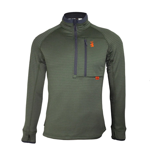 Spika - Gridfleece Top Mens - Performance Olive