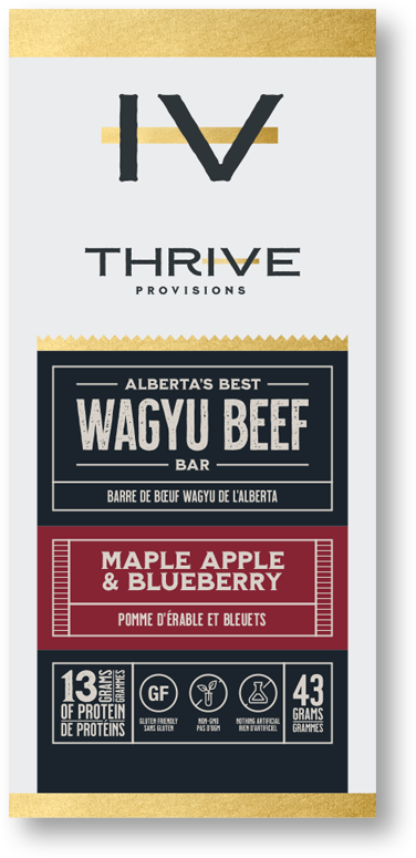 Thrive - Maple Apple and Blueberrry Beef Bar