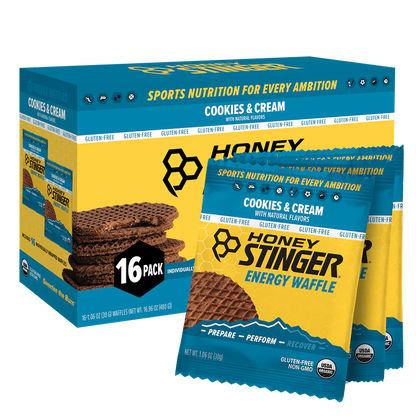 Honey Stinger -  Cookie and Cream Energy Waffle - Gluten Free