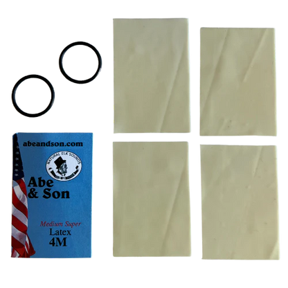 Abe & Son - Super Latex and O-ring Replacement Kit, Medium (White)